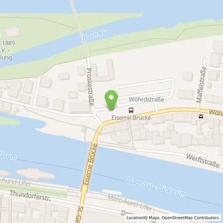 Standortübersicht der Tankstelle REWAG Regensburger Energie und Wasserversorgung AG & Co KG in 93059 Regensburg