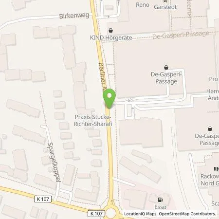 Standortübersicht der Tankstelle APCOA Deutschland GmbH in 22850 Norderstedt