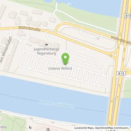 Standortübersicht der Tankstelle REWAG Regensburger Energie und Wasserversorgung AG & Co KG in 93059 Regensburg