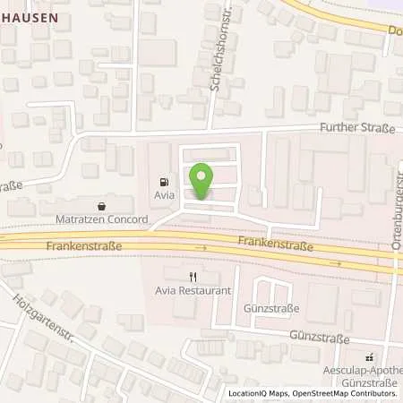 Standortübersicht der Tankstelle Mer Germany GmbH in 93059 Regensburg