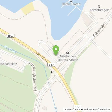 Standortübersicht der Tankstelle EWE Go HOCHTIEF Ladepartner GmbH & Co. KG in 46509 Xanten