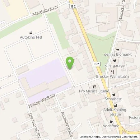 Standortübersicht der Tankstelle Charge Green OnSite GmbH in 82256 Fürstenfeldbruck