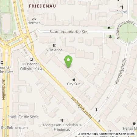 Standortübersicht der Tankstelle Berliner Stadtwerke KommunalPartner GmbH in 12161 Berlin