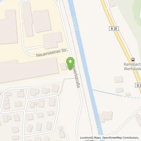 Standortübersicht der Tankstelle Erdrich GmbH & Co. KG in 77728 Oppenau