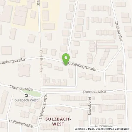 Standortübersicht der Tankstelle Stadtwerke Weinheim GmbH in 69502 Hemsbach