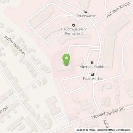 Standortübersicht der Tankstelle Stadtwerke Remscheid GmbH in 42855 Remscheid