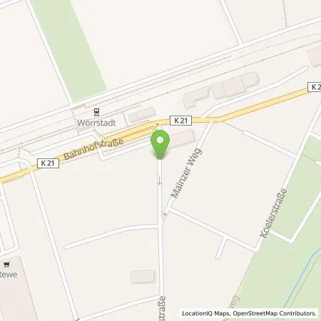 Standortübersicht der Tankstelle SOLIX ENERGIE aus Bürgerhand Rheinhessen eG in 55286 Wörrstadt