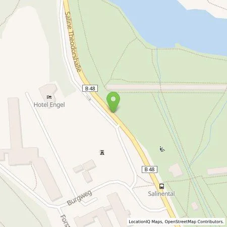 Standortübersicht der Tankstelle Gesellschaft für Beteiligungen und Parken in Bad Kreuznach m in 55543 Bad Kreuznach