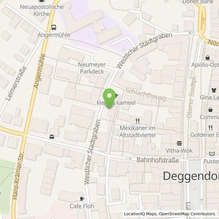 Standortübersicht der Tankstelle Stadtwerke Deggendorf GmbH in 94469 Deggendorf