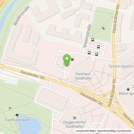 Standortübersicht der Tankstelle Stadtwerke Deggendorf GmbH in 94469 Deggendorf