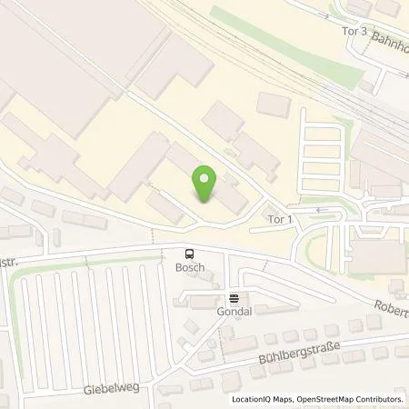 Standortübersicht der Tankstelle Robert Bosch GmbH in 89537 Giengen