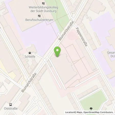 Standortübersicht der Tankstelle eze.network GmbH in 47057 Duisburg