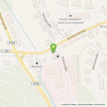Standortübersicht der Tankstelle BP Europa SE in 51643 Gummersbach