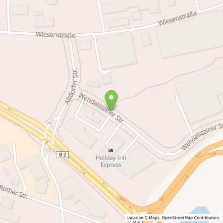 Standortübersicht der Tankstelle Stadtwerke Schwabach GmbH in 91126 Schwabach