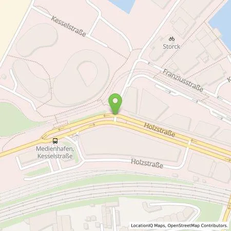 Standortübersicht der Tankstelle GOLDBECK Parking Services GmbH in 40221 Düsseldorf