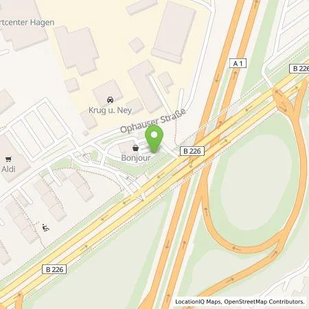 Standortübersicht der Tankstelle Circle K Deutschland GmbH in 58089 Hagen