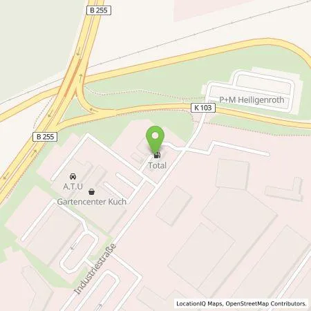 Standortübersicht der Tankstelle Circle K Deutschland GmbH in 56412 Heiligenroth
