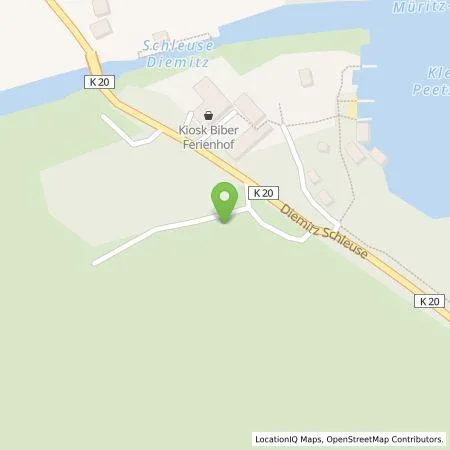 Standortübersicht der Tankstelle Seenplatte Tours GmbH in 17252 Mirow