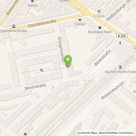 Standortübersicht der Tankstelle STAWAG - Stadt- und Städteregionswerke Aachen AG in 52066 Aachen