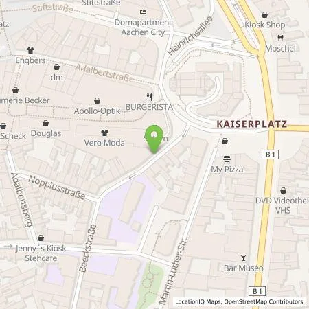 Standortübersicht der Tankstelle STAWAG - Stadt- und Städteregionswerke Aachen AG in 52062 Aachen