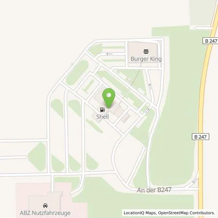 Standortübersicht der Tankstelle Shell Deutschland GmbH in 99869 Schwabhausen