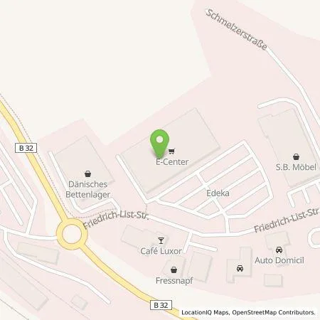 Standortübersicht der Tankstelle EnBW mobility+ AG und Co.KG in 72488 Sigmaringen