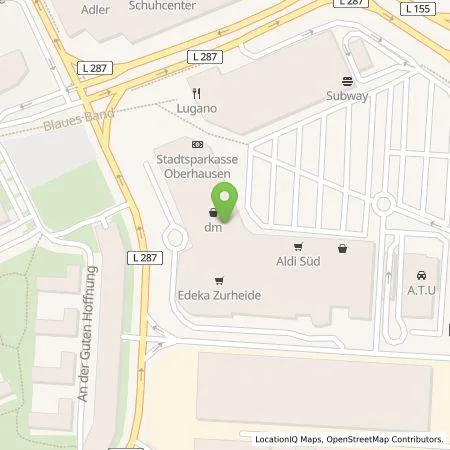 Standortübersicht der Tankstelle EnBW mobility+ AG und Co.KG in 46145 Oberhausen