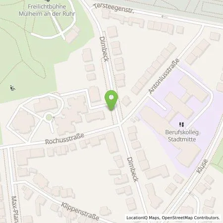 Standortübersicht der Tankstelle HOCHTIEF Ladepartner GmbH in 45470 Mülheim an der Ruhr