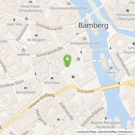 Standortübersicht der Tankstelle Stadtwerke Bamberg Verkehrs- und Park GmbH in 96049 Bamberg