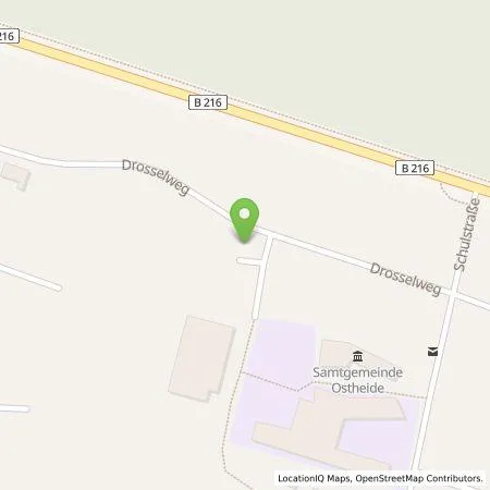 Standortübersicht der Tankstelle Backcharge GmbH in 21397 Barendorf