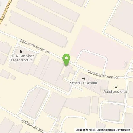 Standortübersicht der Tankstelle Zest Invest GmbH in 90431 Nürnberg