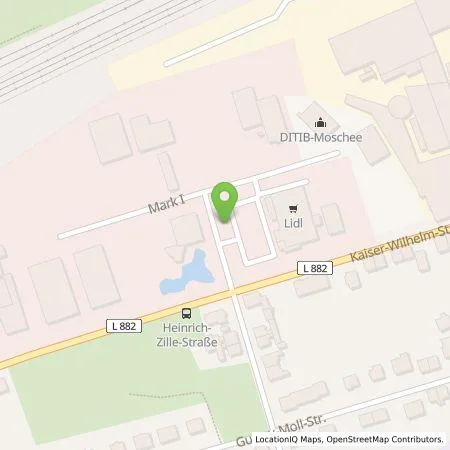 Standortübersicht der Tankstelle EWE Go GmbH in 59269 Beckum