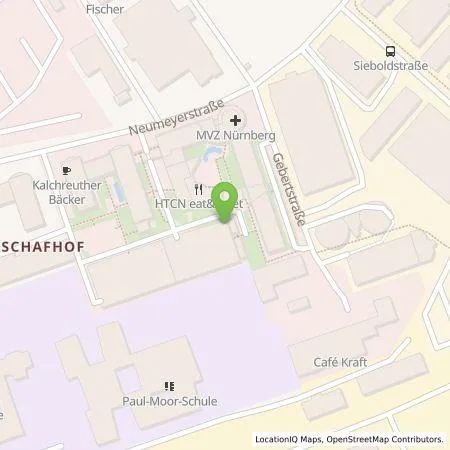 Standortübersicht der Tankstelle ght GmbH Elektronik im Verkehr in 90411 Nürnberg