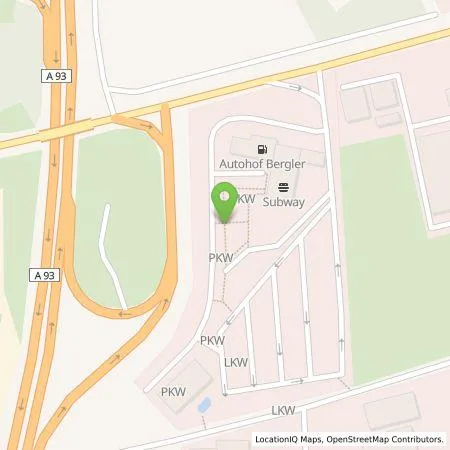 Standortübersicht der Tankstelle Allego GmbH in 92670 Windischeschenbach