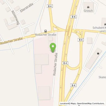 Standortübersicht der Tankstelle SÜC GmbH in 96450 Coburg