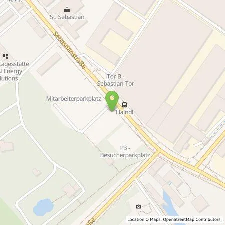 Standortübersicht der Tankstelle MAN Energy Solutions SE in 86153 Augsburg