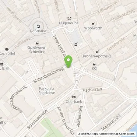 Standortübersicht der Tankstelle Stadtwerke Schweinfurt GmbH in 97421 Schweinfurt