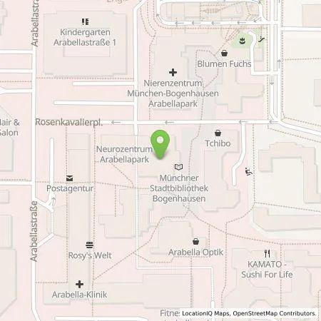 Standortübersicht der Tankstelle Wirelane GmbH in 81925 München