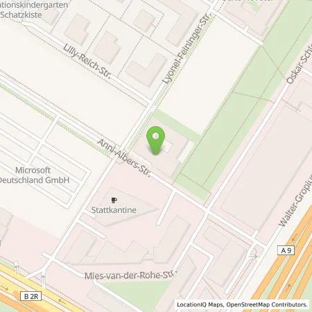 Standortübersicht der Tankstelle Wirelane Public 1 GmbH in 80807 München