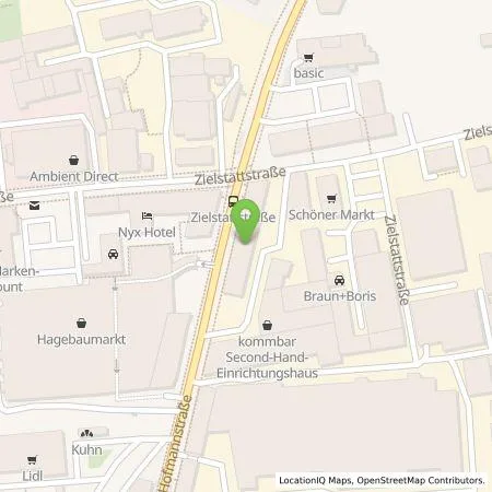 Standortübersicht der Tankstelle Wirelane Public 1 GmbH in 81379 München