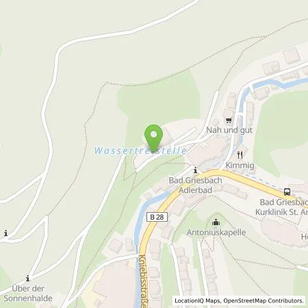 Standortübersicht der Tankstelle SCHARR WÄRME GmbH & Co. KG in 77740 Bad Peterstal-Griesbach