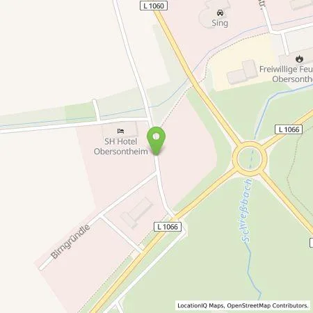Standortübersicht der Tankstelle EWE Go GmbH in 74423 Obersontheim