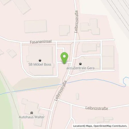 Standortübersicht der Tankstelle Allego GmbH in 07548 Gera