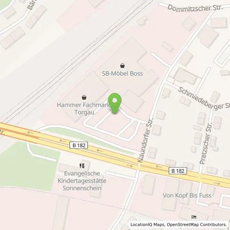 Standortübersicht der Tankstelle Allego GmbH in 04860 Torgau
