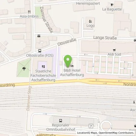 Standortübersicht der Tankstelle Stadtwerke Aschaffenburg in 63741 Aschaffenburg