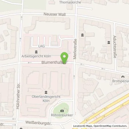 Standortübersicht der Tankstelle TankE GmbH in 50668 Köln