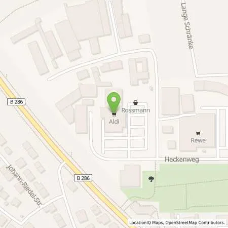 Standortübersicht der Tankstelle ALDI SÜD in 97422 Schweinfurt