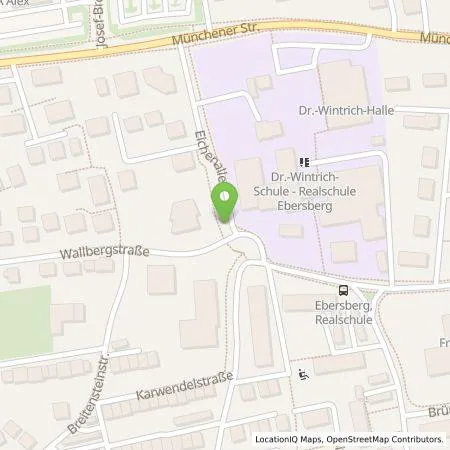 Standortübersicht der Tankstelle Energie Südbayern GmbH in 85570 Markt Schwaben