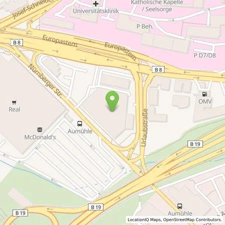 Standortübersicht der Tankstelle Wirelane GmbH in 97076 Würzburg