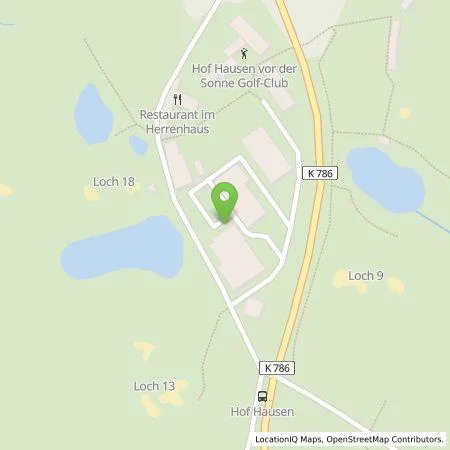 Standortübersicht der Tankstelle Hof Hausen vor der Sonne Golf AG in 65719 Hofheim am Taunus